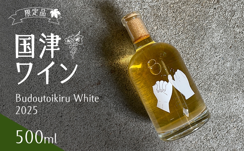 
                  限定品　国津ワイン　Budoutoikiru White 2025　500ml
                