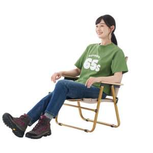 LOGOS リラクシングローチェア　キャンプなどアウトドアで役立つ折り畳み式チェア　73301203【1719143】