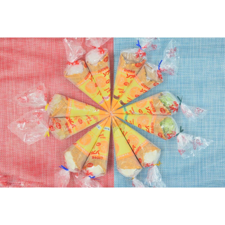 ＜山村乳業＞「山村ソフトアイス」6種セット（各2個ｘ6）85g×12　IM004