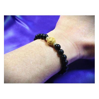 ふるさと納税 和泉市 万事が馬九行く・柘植の九頭の馬ブレスレット　オニキス　紳士 |  | 02