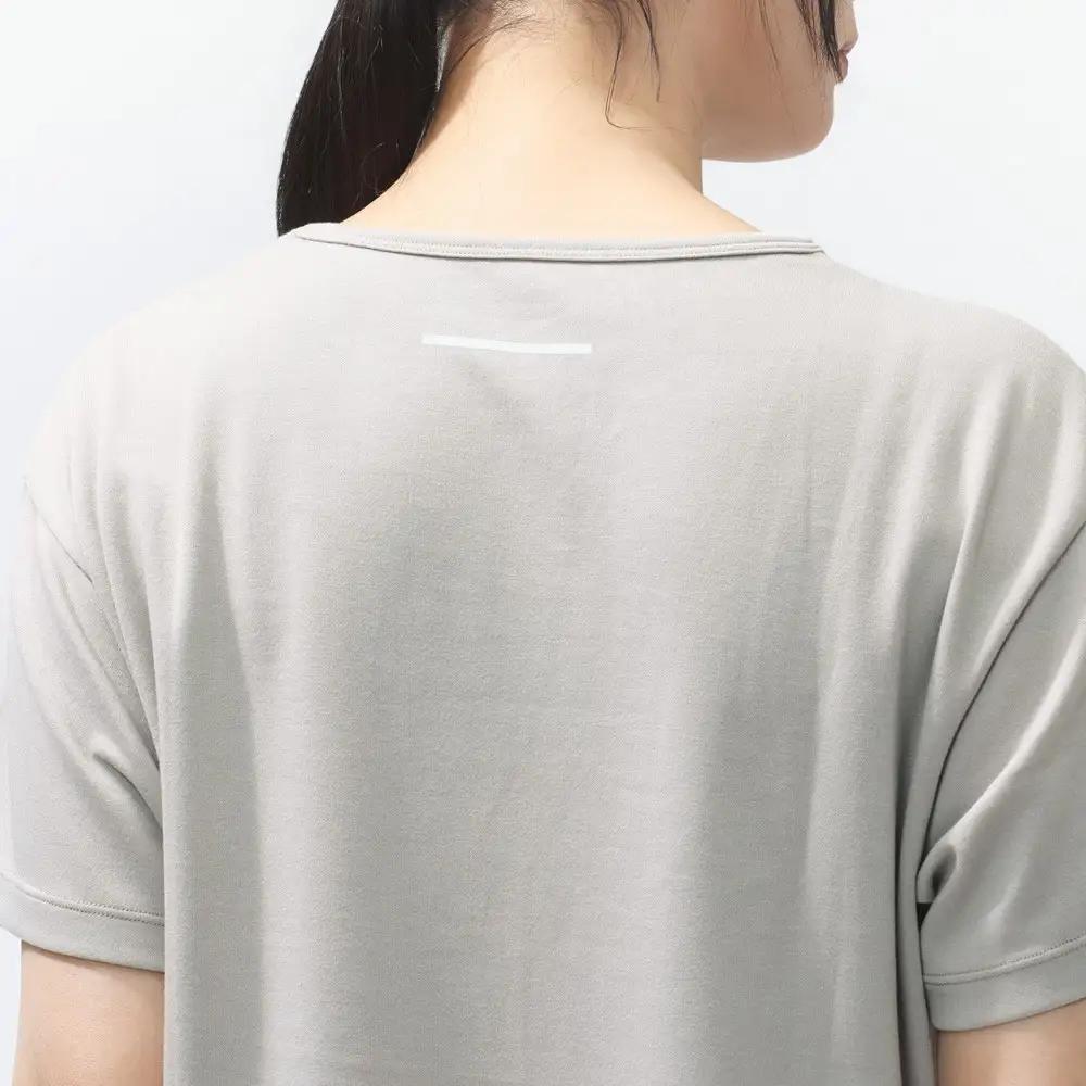 リカバリーウェア/レディス半袖Tシャツ/Lサイズ/セピア