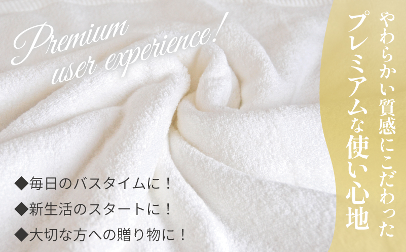 【スピード発送】GFプレミアム バスタオル 2枚セット ブルー【泉州タオル 日本製 国産 シンプル 日用品】