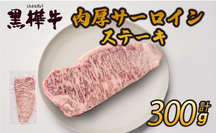 
            ステーキ 牛肉 A4～A5等級 肉厚 サーロインステーキ 300g×1パック 杉本本店 黒樺牛
          