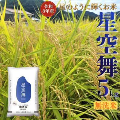ふるさと納税 湯梨浜町 鳥取県産星空舞◇無洗米5kg◇令和8年産(349M.)