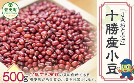 [先行受付] 令和7年産 小豆500g「JAおとふけ」【B103】 あずき 北海道 ＜2025年11月上旬より順次発送＞