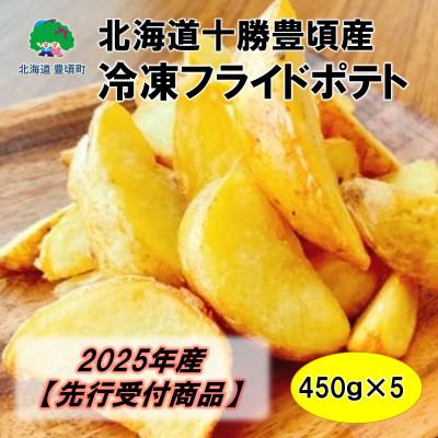 ふるさと納税 豊頃町 2025年産 北海道十勝豊頃産 冷凍フライドポテト 450g×5袋