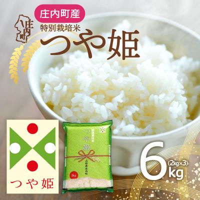 ふるさと納税 庄内町 庄内町産 つや姫 6kg 2kg×3袋 令和7年産 2025年産 ブランド米