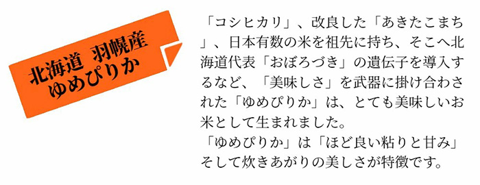 【令和5年産・お米】北海道羽幌産　特別栽培米ゆめぴりか5kg・ななつぼし5kg【08122】