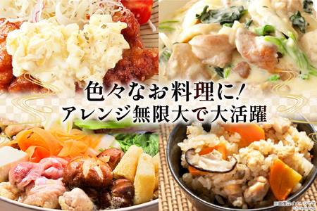 鶏肉 もも もも肉 切身 小分け 冷凍 500g 6p 計 3kg [九州児湯フーズ 宮崎県 美郷町 31ai0024] 