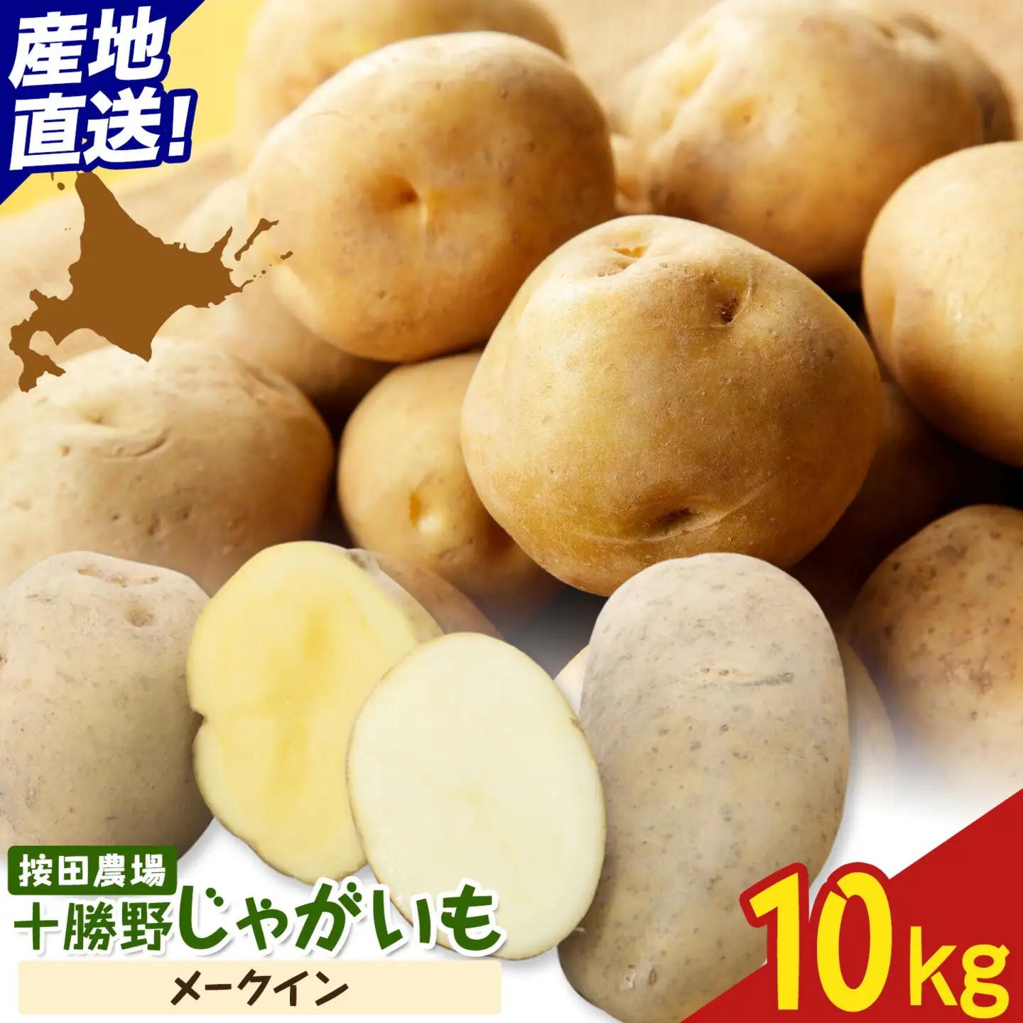 【先行予約】北海道 十勝野 じゃがいも メークイン 10kg 芋 いも