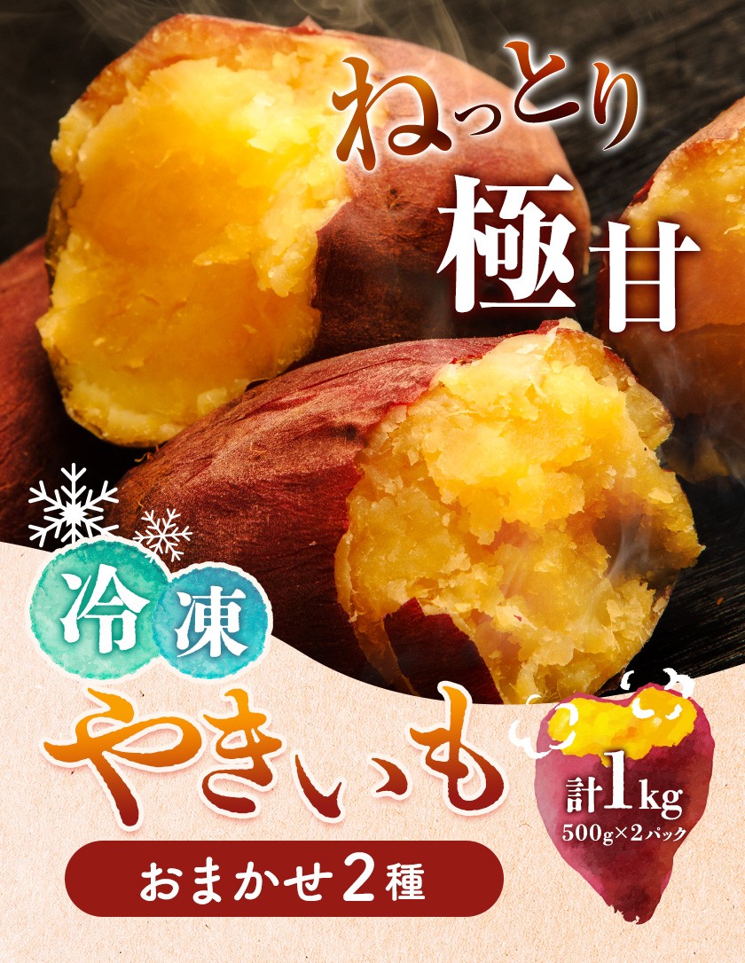
                  冷凍焼きいも 約1キロ 《90日以内に出荷予定(土日祝除く)》のざわ農園 真空パック 詰め合わせ 品種ランダム 2品種 シルクスイート 安納芋 ベニアズマ 紅はるか ハロウィンスイート 北海道 日高町
                