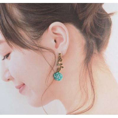 ふるさと納税 京丹後市 *ひすい*　『花時』アシンメトリーピアス/水引ピアス |  | 02