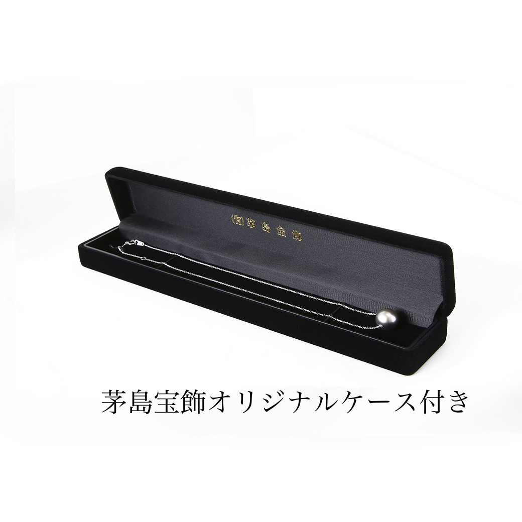 WG(K18) あこや真珠 スルーネックレス (40cm) 真珠サイズ10.0mm