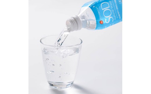 ナチュラル ウォーター SOD 500ml (計24本)  国産 軟水 水 お水 ミネラル ドリンク 飲料 ペットボトル 防災 備蓄 アウトドア 常温 【opbz007】【さいき本舗 城下堂】