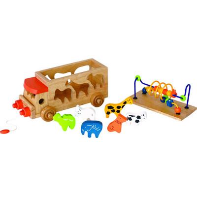 ふるさと納税 東郷町 東郷町【公式キャラクターロゴ入り】アニマルビーズバス　知育玩具のエドインター |  | 03