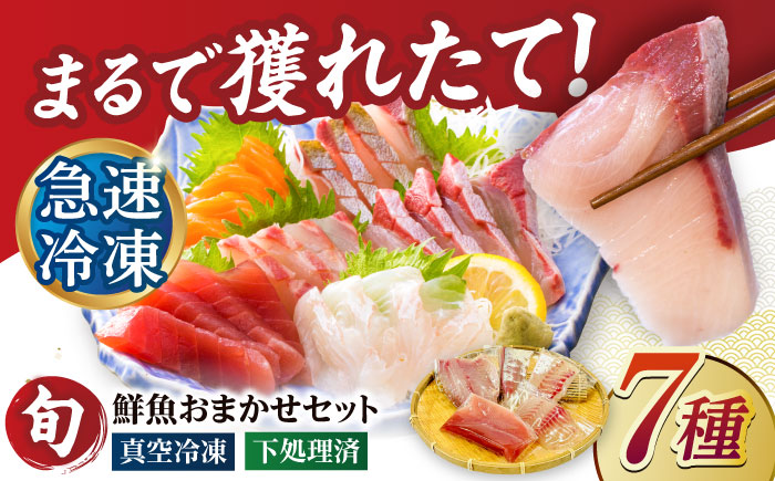 超速冷凍鮮魚7種（5種+焼物用2種）五島市/金沢鮮魚 [PEP068]