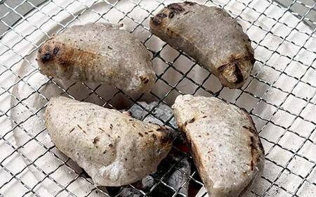 会津のお米で作った手作りそば餅と茹で小豆のセット 米 そば餅 小豆 西会津 F4D-1669