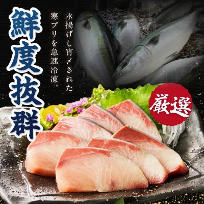 ふるさと納税 京丹後市 魚屋が捌く寒ブリ約1kg切り身　ロイン(6ブロック)冷凍 |  | 02