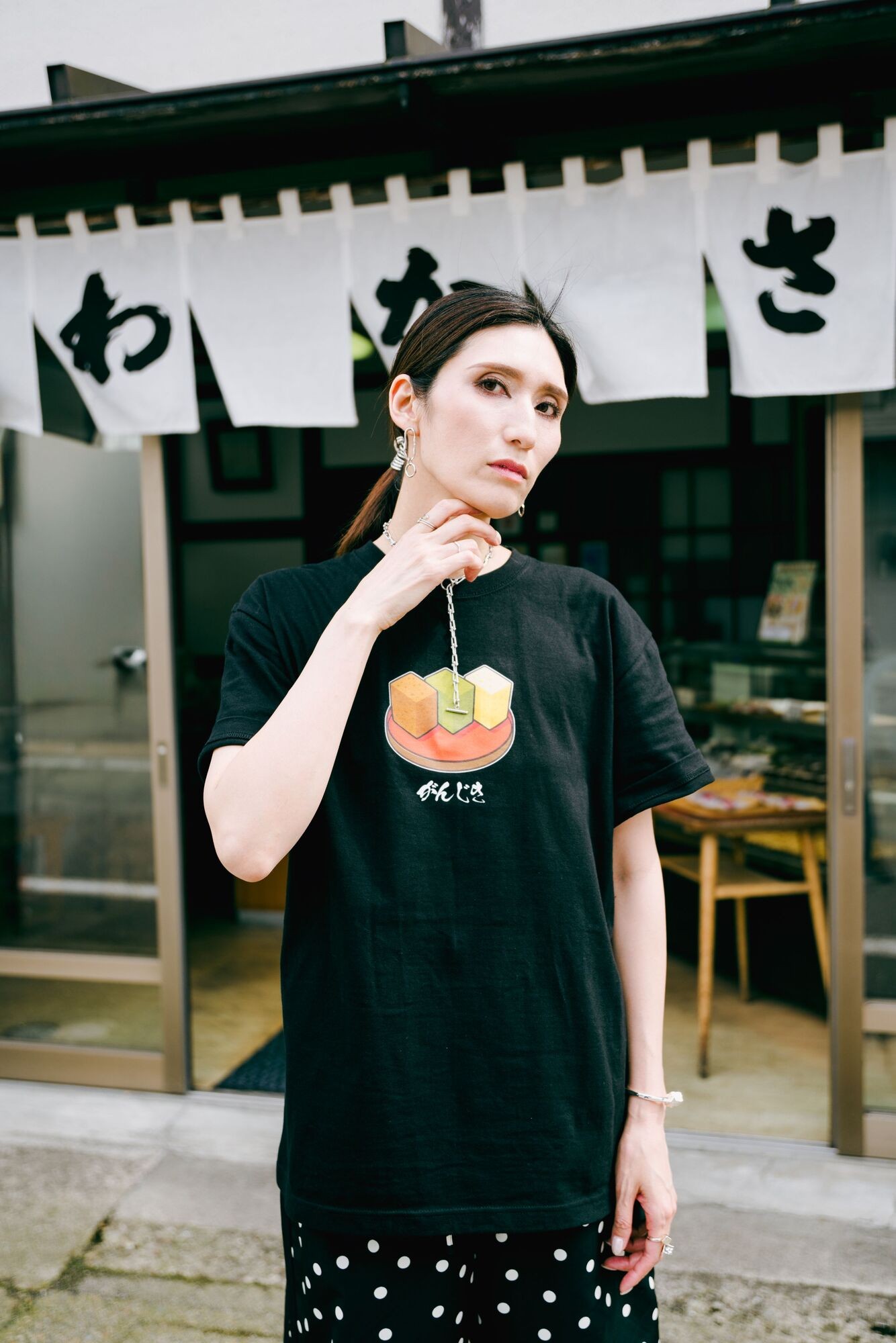 
                  わかさ菓子店がんじきオフィシャルTシャツ  【MARBLE】[B4-11003]
                