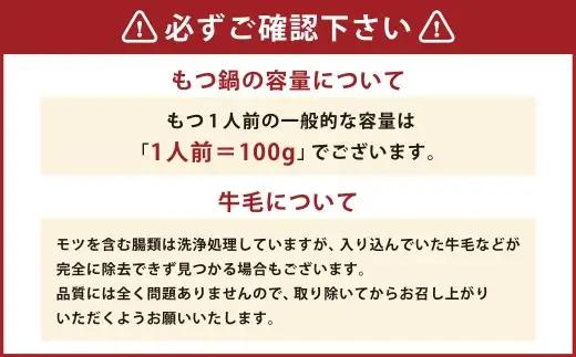 【2026年12月発送】国産 牛もつ鍋 12人前 ちゃんぽん 濃縮スープ付（みそ味）