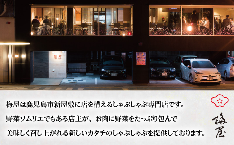 梅屋 和出汁しゃぶしゃぶセット お試し用　K144-001_01