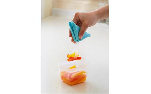 【便利グッズ】ふたがトングになる保存容器 4個セット BX001