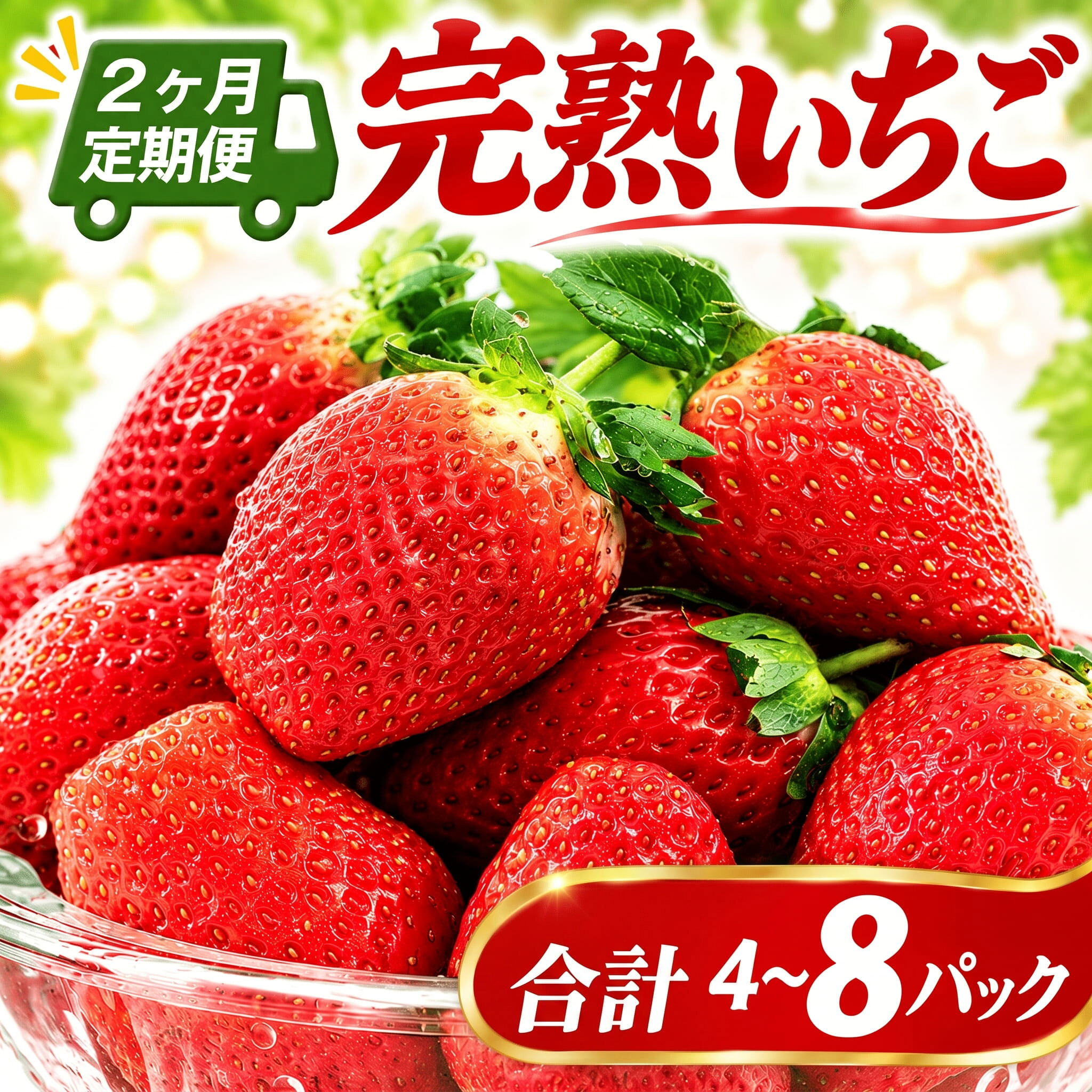 【ふるさと納税】 【先行予約】 定期便 いちご 約 260g × 毎月 2パック / 毎月 4パック 2か月連続【2027年1月より発送開始】 やよいひめ とちおとめ かおり野 おまかせ 苺 イチゴ いちご 定期便 食べ比べ フルーツ 果物 完熟 朝採れ 新鮮 国産 茨城県 筑西市 関東