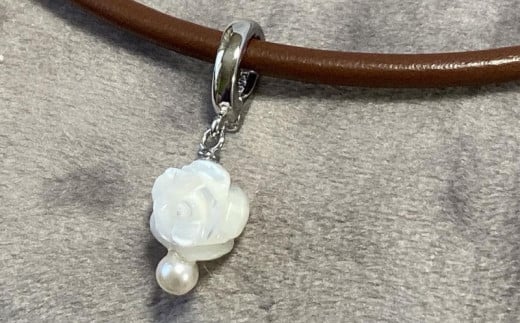 あこや真珠／ローズシェルペンダントトップ パール ネックレス 高級 しんじゅ あこや ファッション ギフト 贈り物 贈答 母の日  人気 おすすめ 高知県 南国市