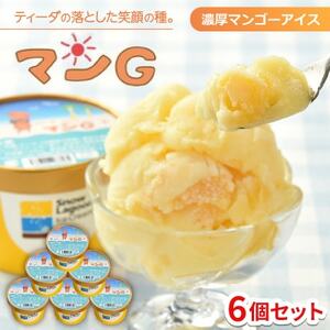 中城の中学生が開発した濃厚マンゴーアイス!『ティーダの落とした笑顔の種。マンG』(130ml×6個)【配送不可地域：離島】【1670774】