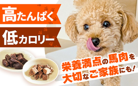 【定期便2回】 馬肉100％ 犬猫用おやつ 25g×3袋 - フリーズドライ ペット 健康 おやつ