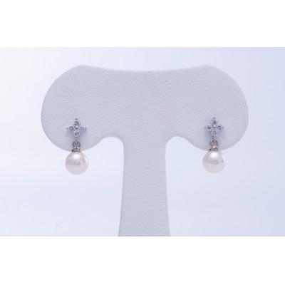 ふるさと納税 鳥羽市 あこや真珠ピアス(30-80)