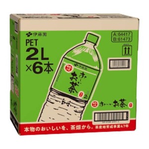 【毎月定期便】おーいお茶　緑茶2L　6本　全12回【4012858】