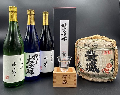 「豊盛」純米酒・純米吟醸・純米大吟醸　3本セット＜豊村酒造＞[F1363]