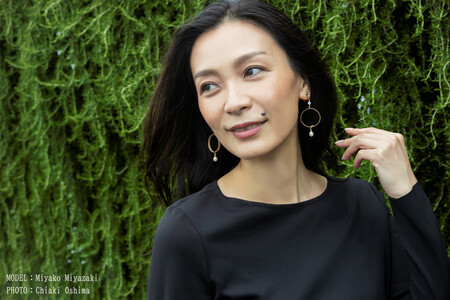 【KALCANO】小国杉 イヤリング ジュエリー jewelry アクセサリー レディース 熊本 阿蘇小国杉 小国杉 工芸品 木製 樹脂パーツ 淡水パール ニッケルフリー素材使用 金属アレルギー対応 ハンドメイド ギフト プレゼント ジュエリーケース付 ogunist michikake -みちかけ
