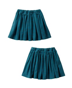 【ファミリア】130cm XB 青系 スカート（240382）