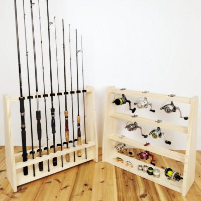 ふるさと納税 横手市 WOOD WORKS リールスタンドBタイプ/Lサイズ【本体カラー:ナチュラル】 |  | 01