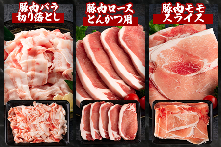 ＜宮崎県産豚肉バラエティーセット 合計3.6kg＞【MI193-hr】【肉の豊楽】