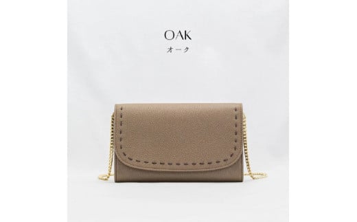 LILIBET（リリベット）/ 本革お財布チェーンバッグ　OAK(オーク)
