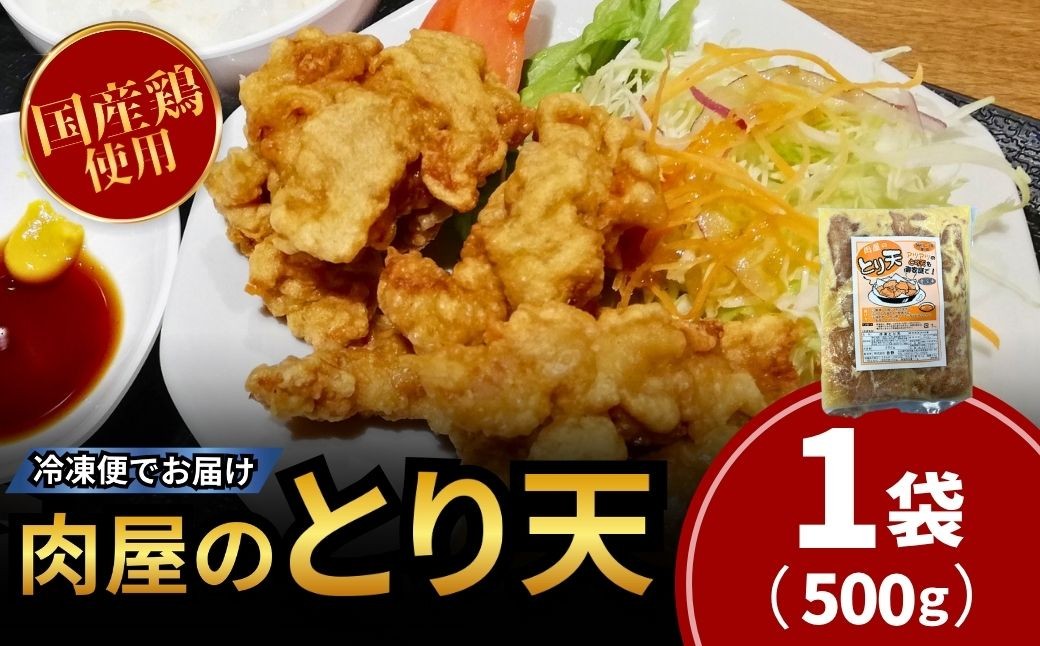 
                  とり天 肉屋のとり天 国産鶏使用 500g×1袋 | とり天大分 とり天唐揚げ とり天冷凍 とり天おつまみ とり天弁当 鶏天大分 鶏天冷凍 とりてん 絶品とり天 名物とり天 トリテン 鳥天 toriten
                