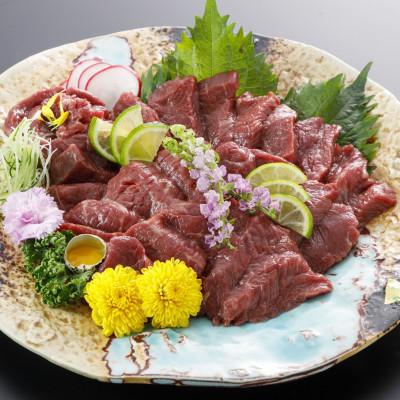 ふるさと納税 水上村 【熊本　と畜】赤身馬刺し　ロース　約200g(水上村)