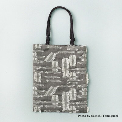 【ふるさと納税】TSUGUO　納屋柄 バッグ　黒【配送不可地域：離島】【1699673】