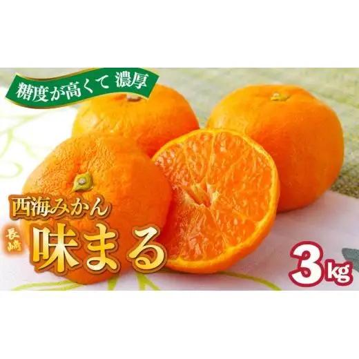 【 早期受付 】西海みかん 味まる 3kg 糖度12度以上 ブランドみかん 佐世保 【 12月発送 】