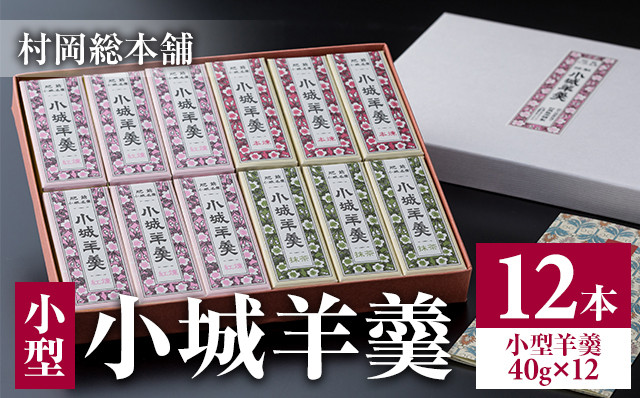 
小型小城羊羹12本詰（村岡総本舗）
