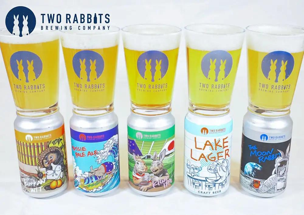 TWO RABBITS BREWING クラフトビール＜飲み比べ5種×6本セット＞【DN18W】