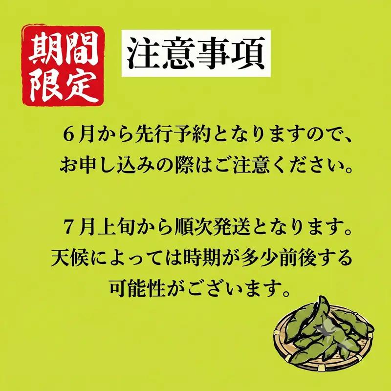 訳あり 枝豆 3kg 先行予約 枝豆