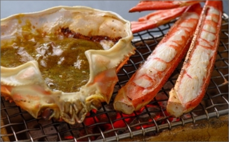 【蟹の匠 魚政】松葉ガニ地鍋セット 特製スープ付き 中大サイズ4人用 セイコガニ 蟹の宝船4ケ付き（2024年発送）