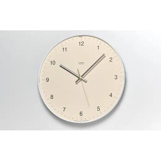Biome clock LC24-16 BG（desert） ベージュ Lemnos レムノス  時計 とけい 秒針 子ども部屋 掛け時計 入学祝い 誕生日プレゼント おしゃれ インテリア 日本製 富