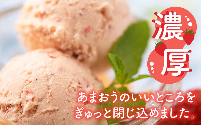 【全12回定期便】福岡産 あまおう ジェラート 1000ml＜南国フルーツ株式会社＞那珂川市 [GCD051]