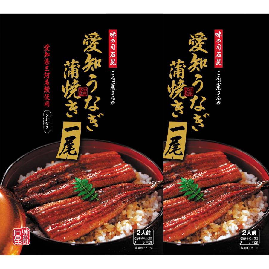 愛知三河一色産うなぎ二尾
