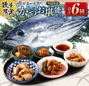 【ふるさと納税】数量限定 日南 かつお 一本釣り 堪能 セット 合計6種 魚 魚介 鰹 カツオ 惣菜 国産 食品 おかず おつまみ 加工品 外浦漁協 送料無料